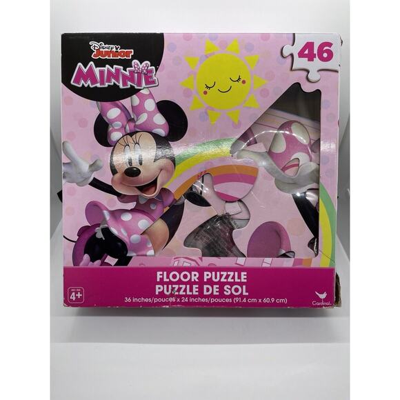 Disney | Toys | Disney Junior Minnie Mouse Floor Puzzle 46 Pieces 24 X ...